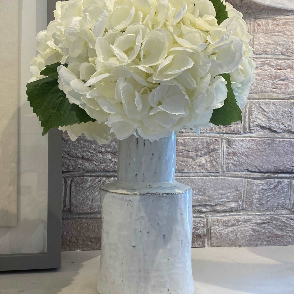 Faux White Hydrangea