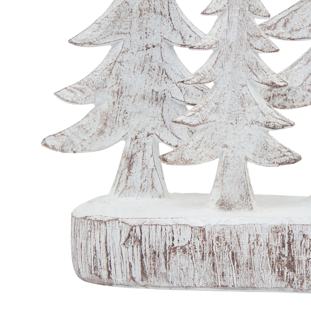 
                      
                        Small Three Snowy Pine Tree Sculpture
                      
                    