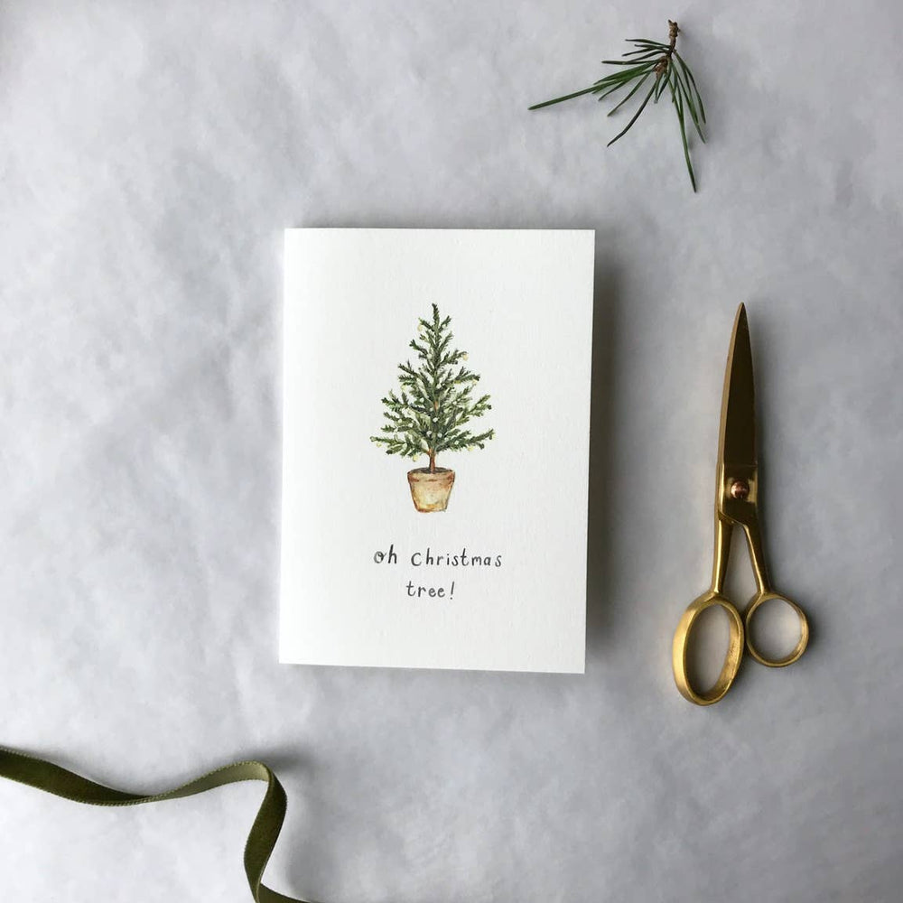 
                      
                        'Oh Christmas Tree!' Watercolour Luxury Christmas Card
                      
                    