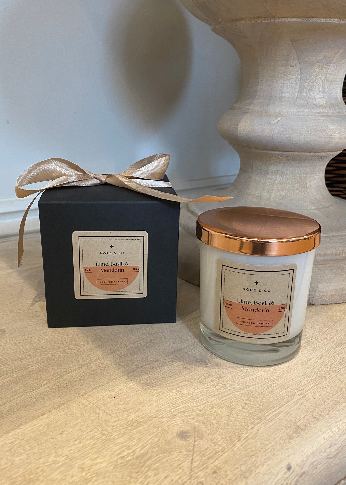 Hope & Co 'Lime, Basil & Mandarin' Scented Candle