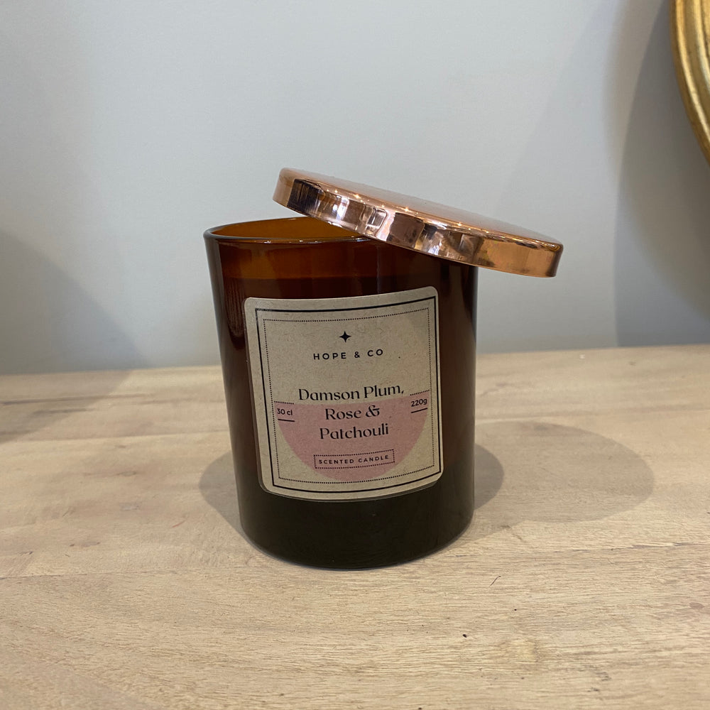 
                      
                        Damson Plum, Rose & Patchouli Scented Candle
                      
                    