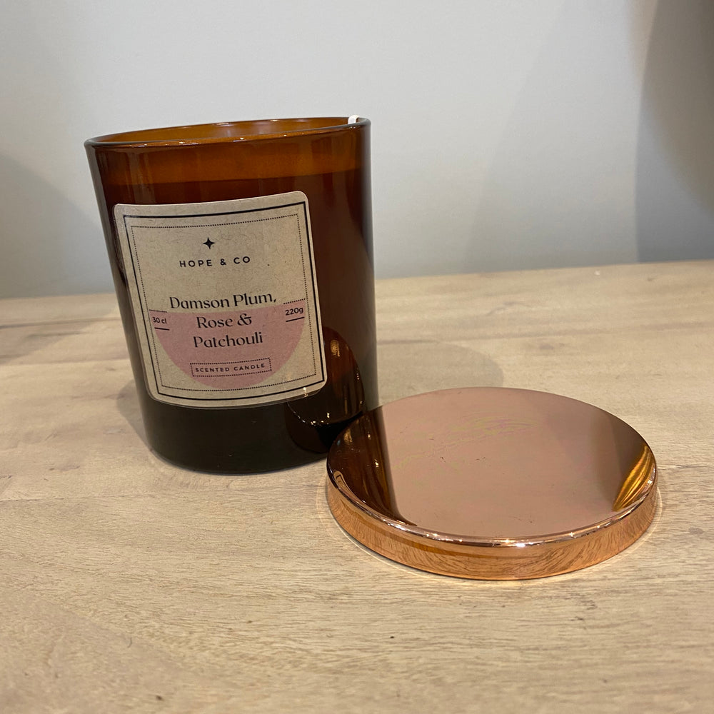 
                      
                        Damson Plum, Rose & Patchouli Scented Candle
                      
                    