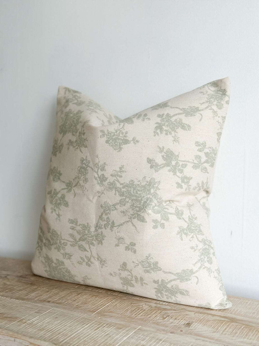 Eloise Oatmeal & Sage Patterned Cushion 45x45cm