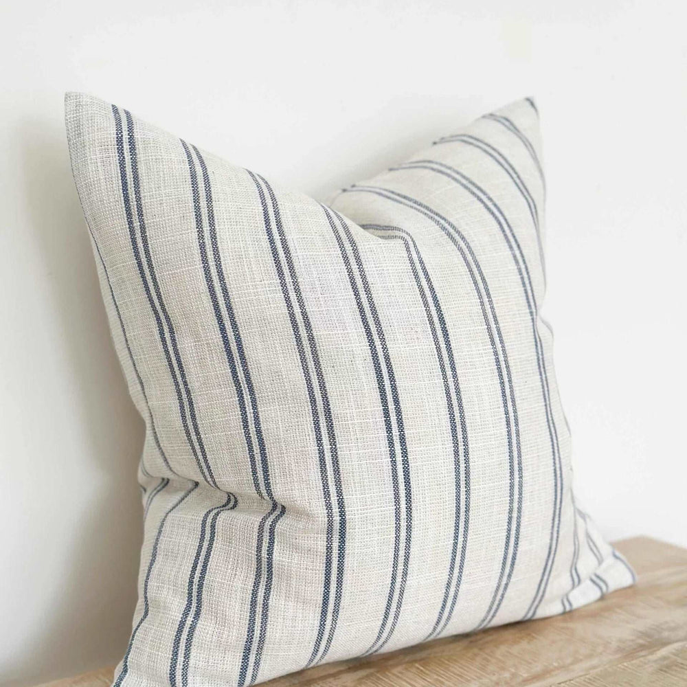 
                      
                        Darcy Blue Stripe Duck Feather Cushion 45×45cm
                      
                    