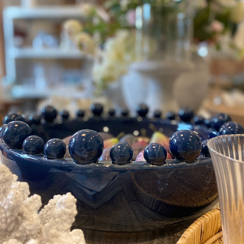 'The Palermo' Dark Blue Bobble Bowl