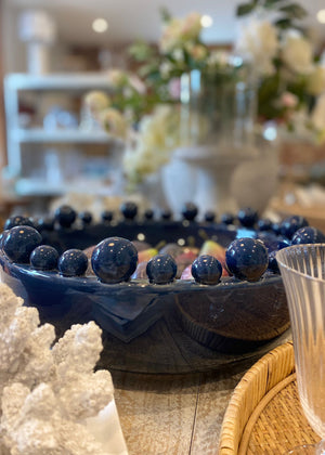 'The Palermo' Dark Blue Bobble Bowl