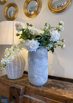 The 'Venice' Distressed Cement/Stone Tall Vase