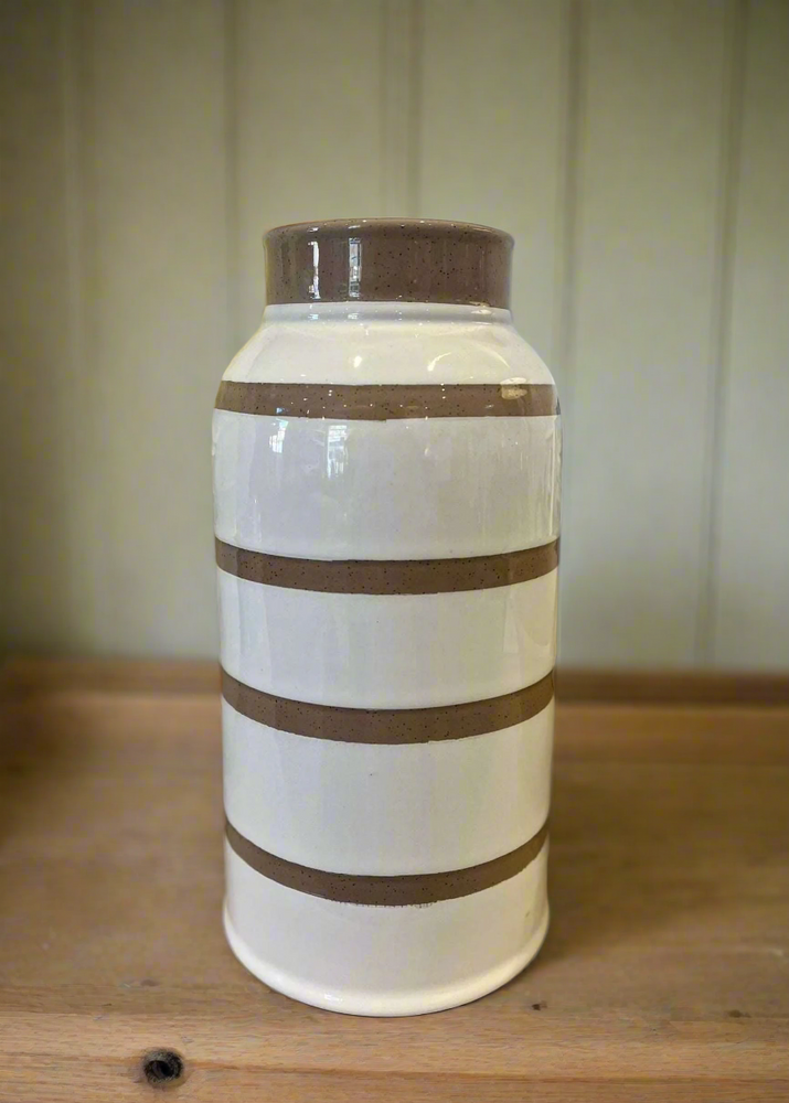 
                      
                        Turner Striped Ceramic Vase
                      
                    