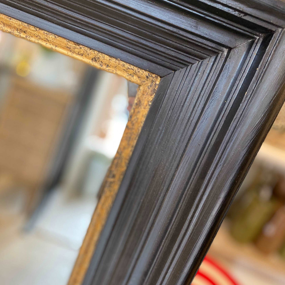 
                      
                        Black & Gold Large Square Mirror
                      
                    