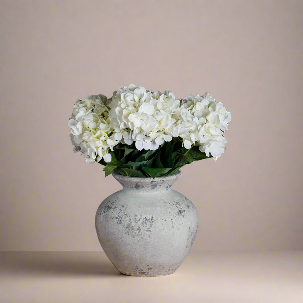 Darcy Antique White Vase