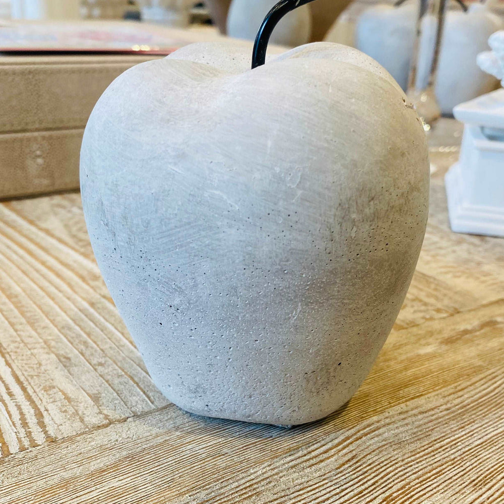 Cement Apple Ornament