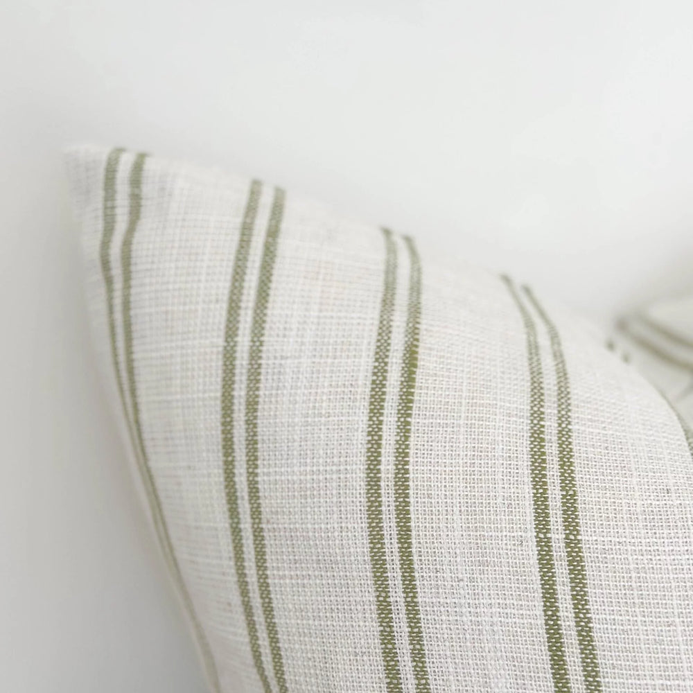 
                      
                        Darcy Olive Stripe Duck Feather Cushion 45x45cm
                      
                    