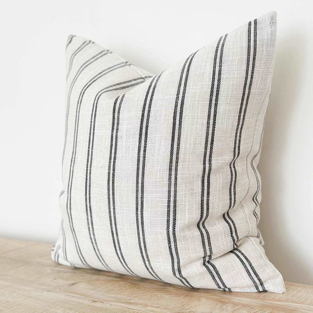 
                      
                        Darcy Black Stripe Duck Feather Cushion 45×45cm
                      
                    