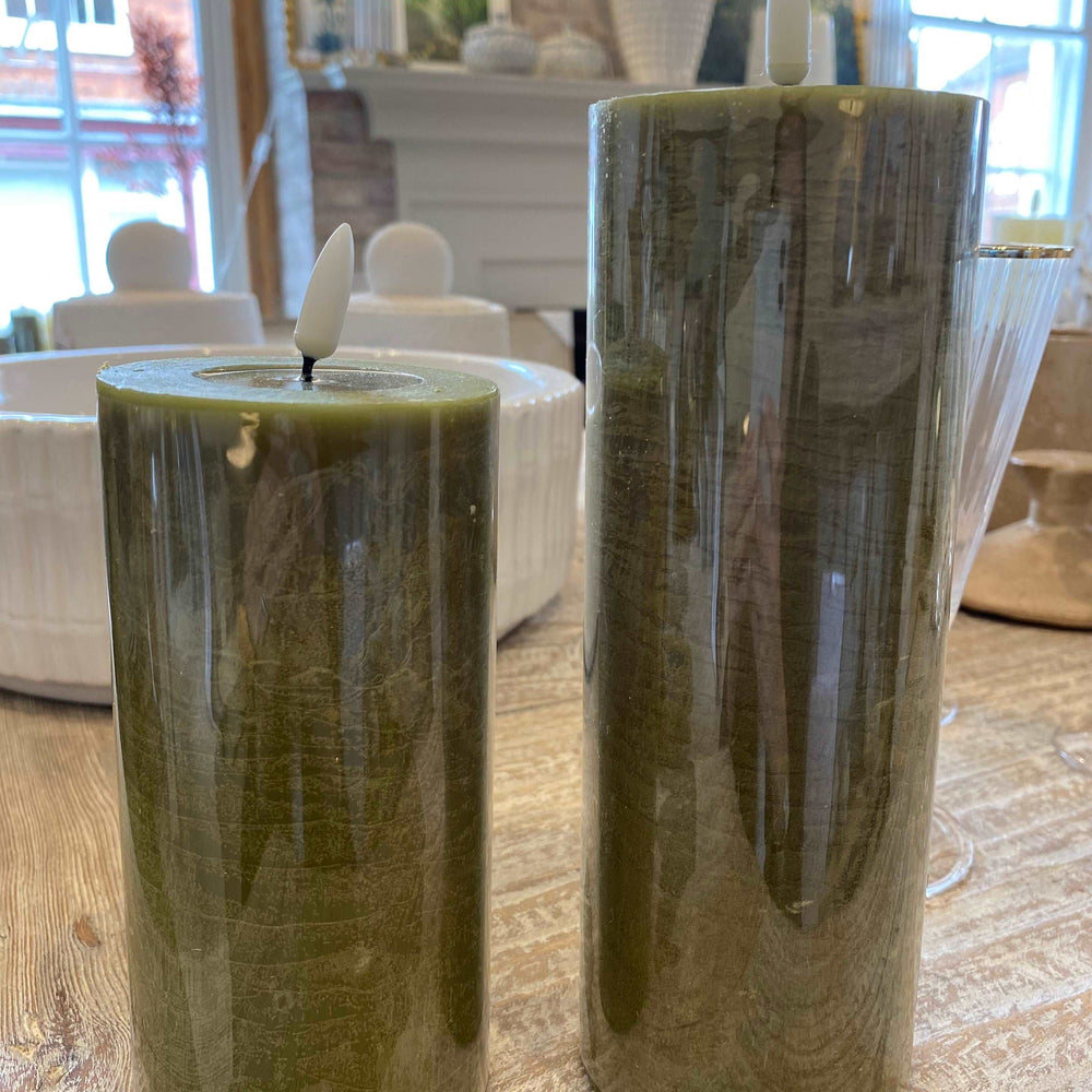 
                      
                        Faux Flame - Moss Green Candles
                      
                    