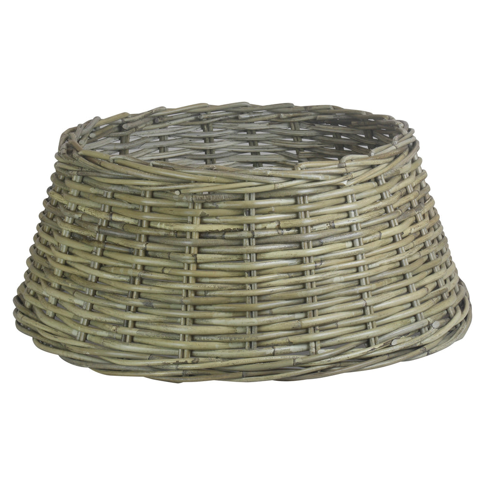 Large Rattan Christmas Tree Skirt