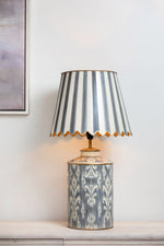 The Ophelia Ivory Table Lamp with Scalloped Shade