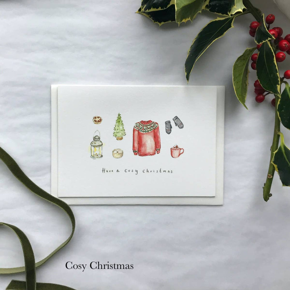 'Have A Cosy Christmas' Illustrated Christmas Card