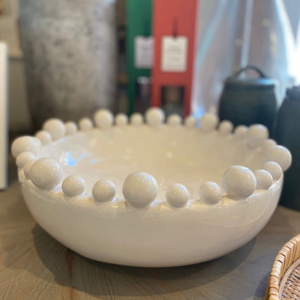 'The Palermo' White Bobble Bowl