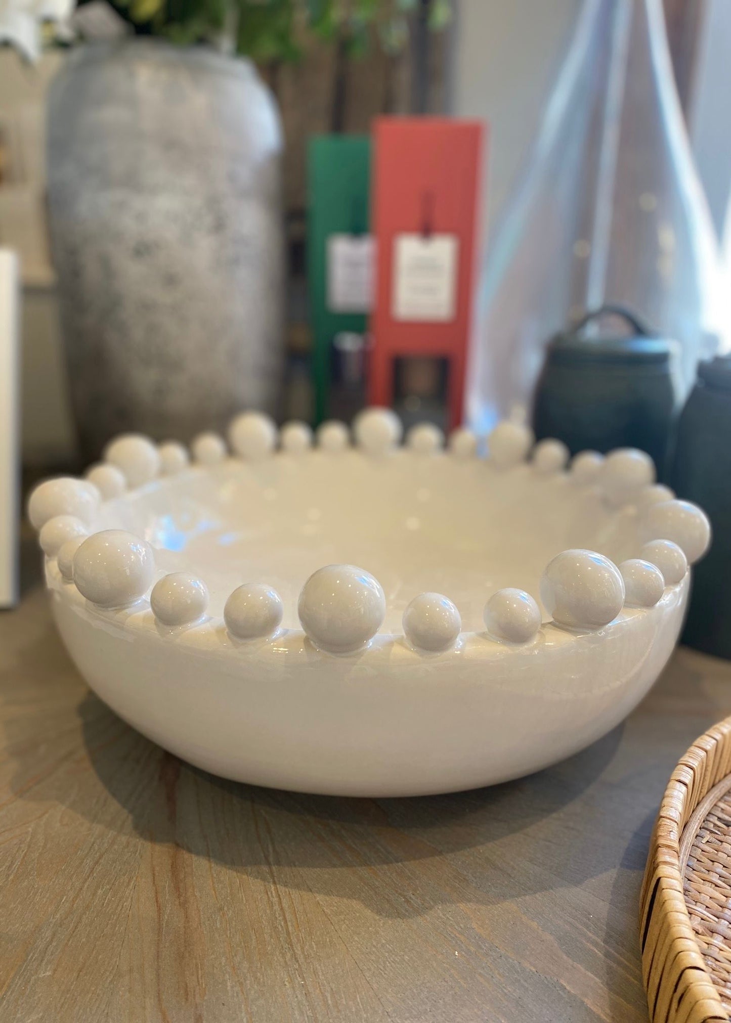 'The Palermo' White Bobble Bowl